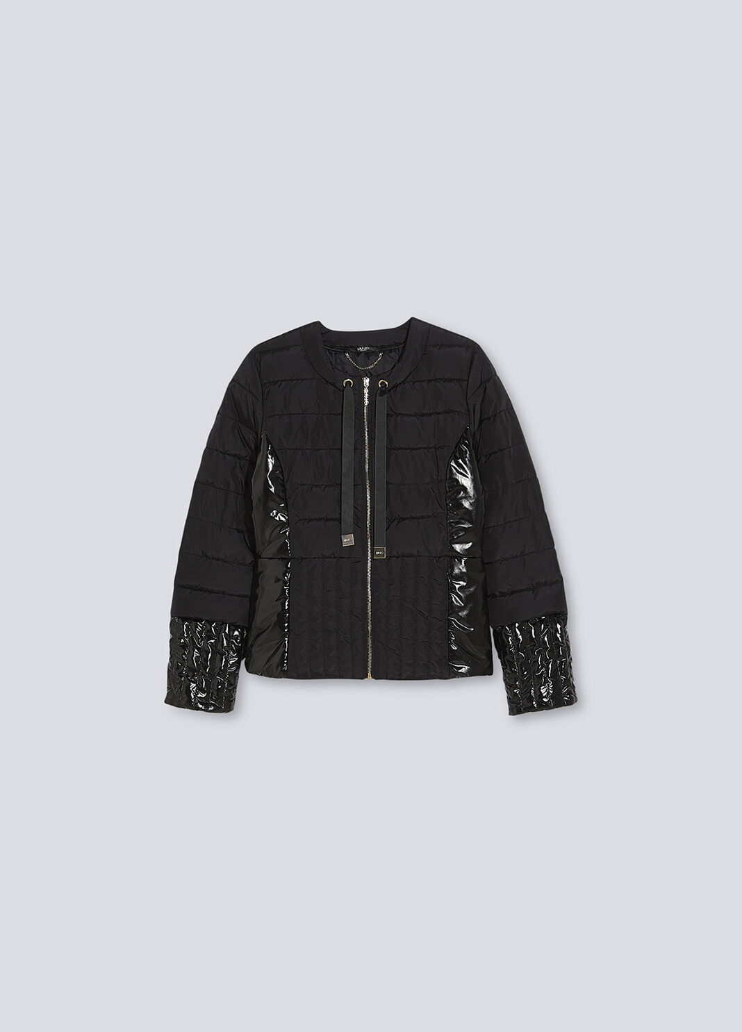 Wattierte Jacke Slim-Fit Schwarz Liu Jo - large image number 5