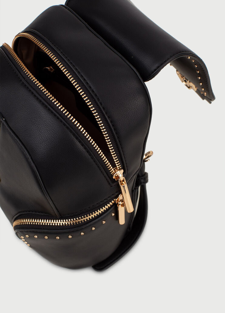 Sac à dos petit format avec logo Noir Liu Jo - large image number 4