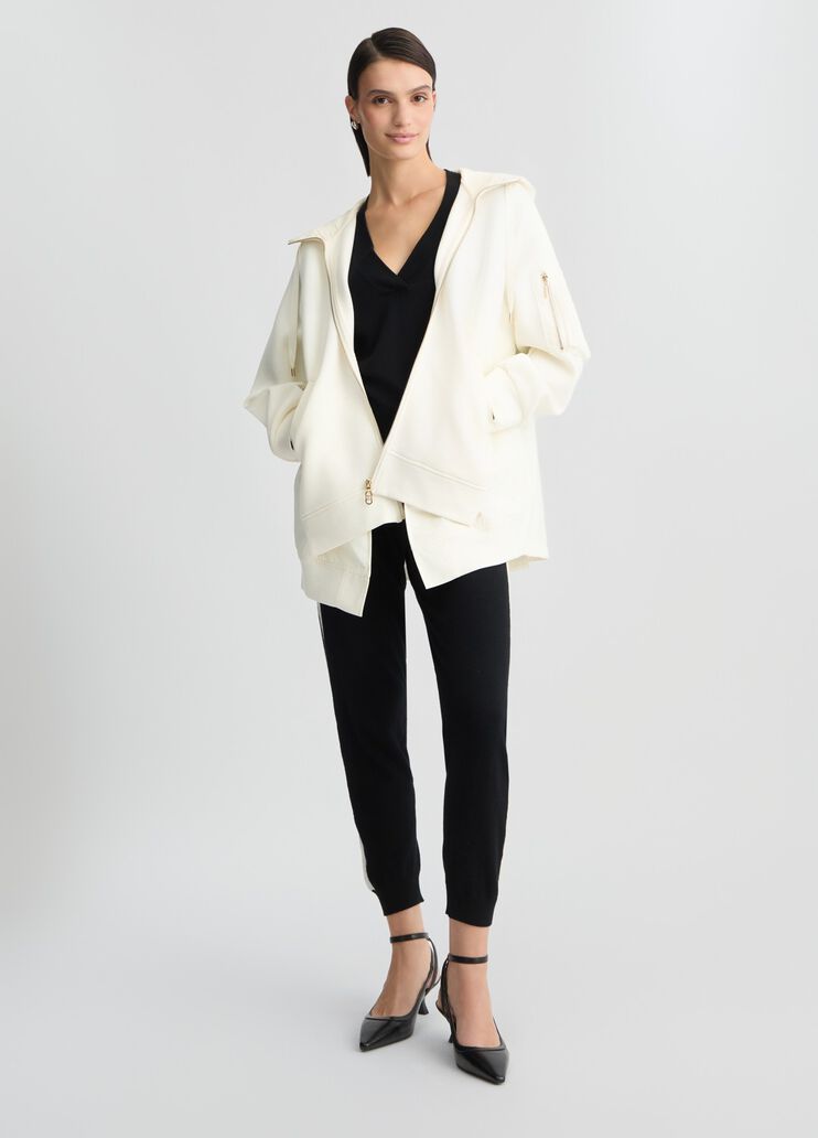 White hooded jacket white Liu Jo - large image number 5 White hooded jacket white Liu Jo - large image number 5