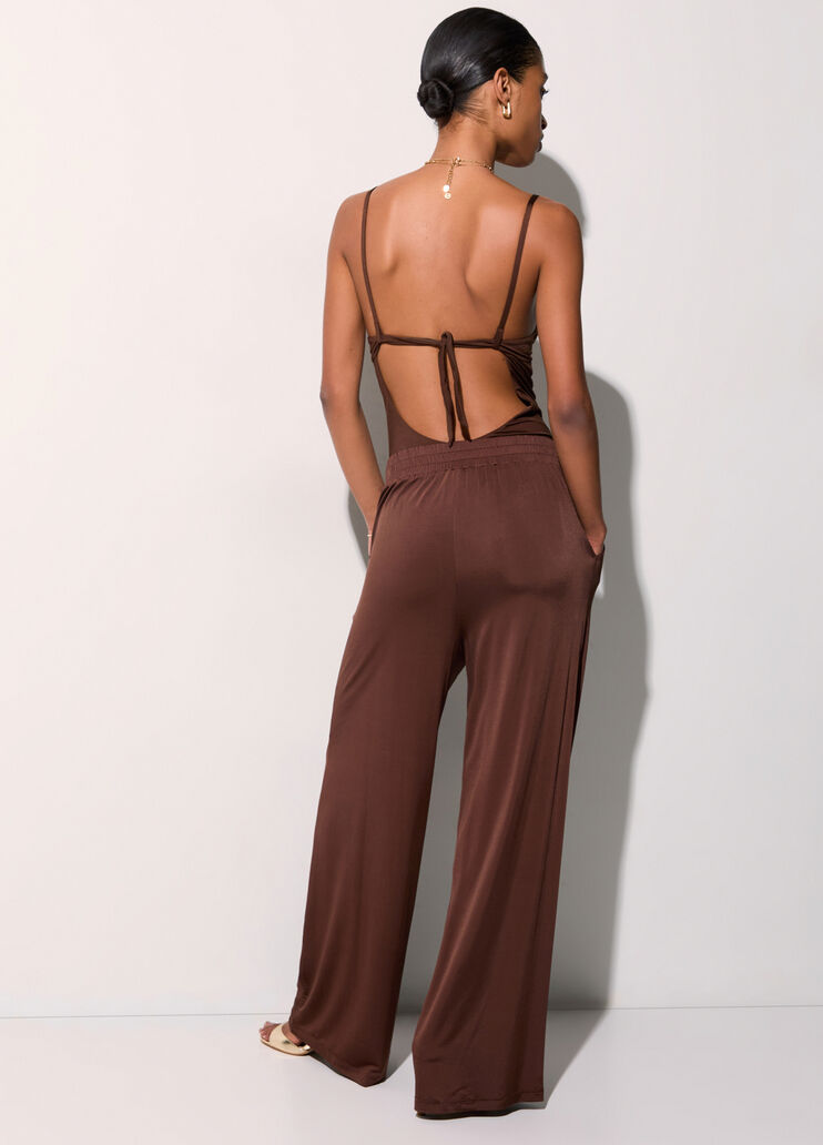 Hose aus gl&auml;nzendem Jersey Erde Liu Jo - medium