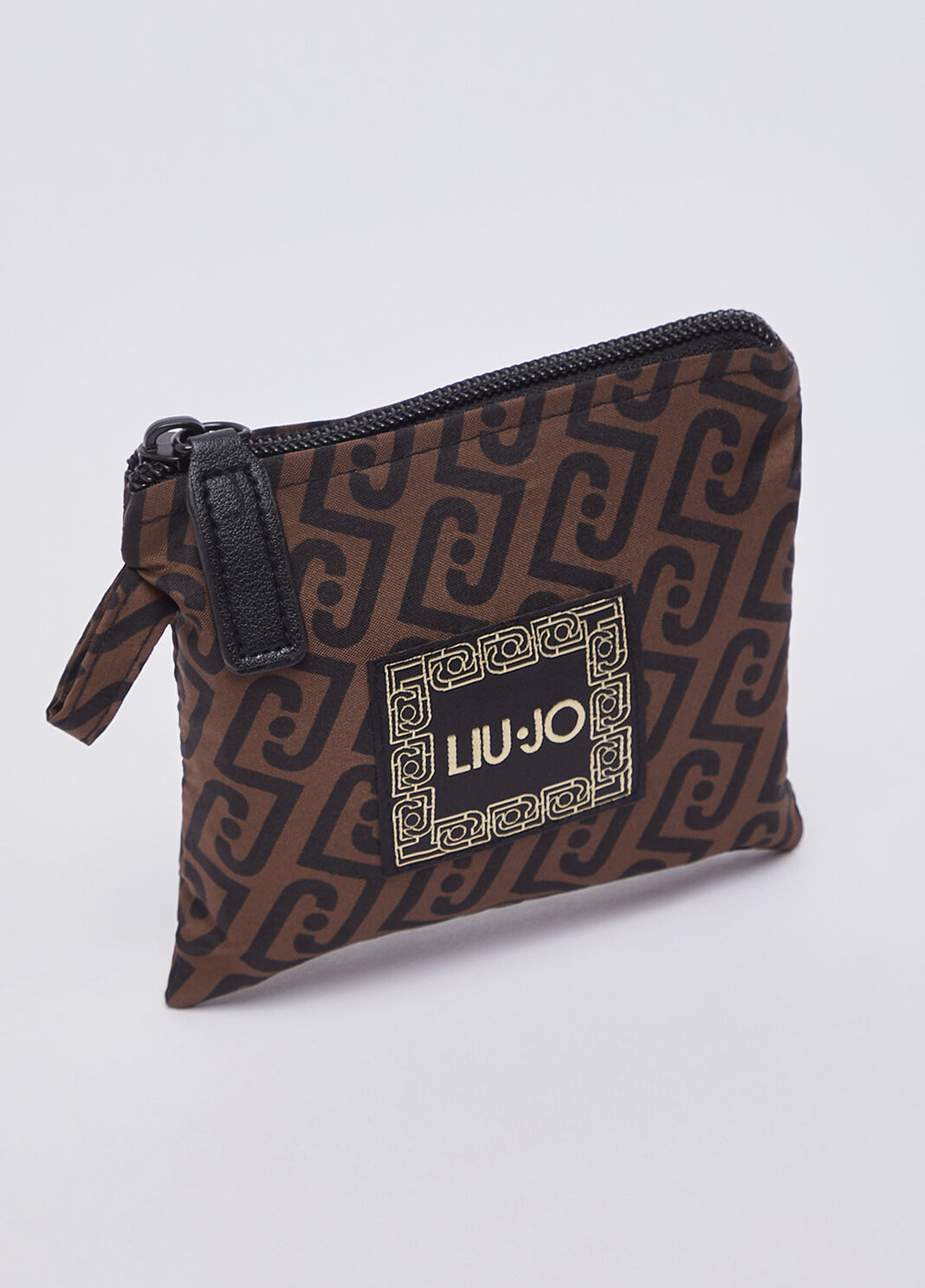 Cloche in nylon monogram marrone/monogram Liu Jo - large image number 3