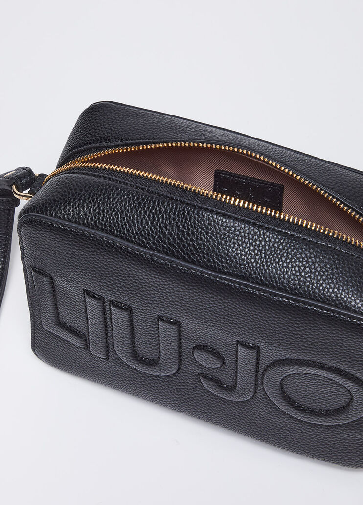 Сумка через плечо с подвеской-шармом черный Liu Jo - large image number 5