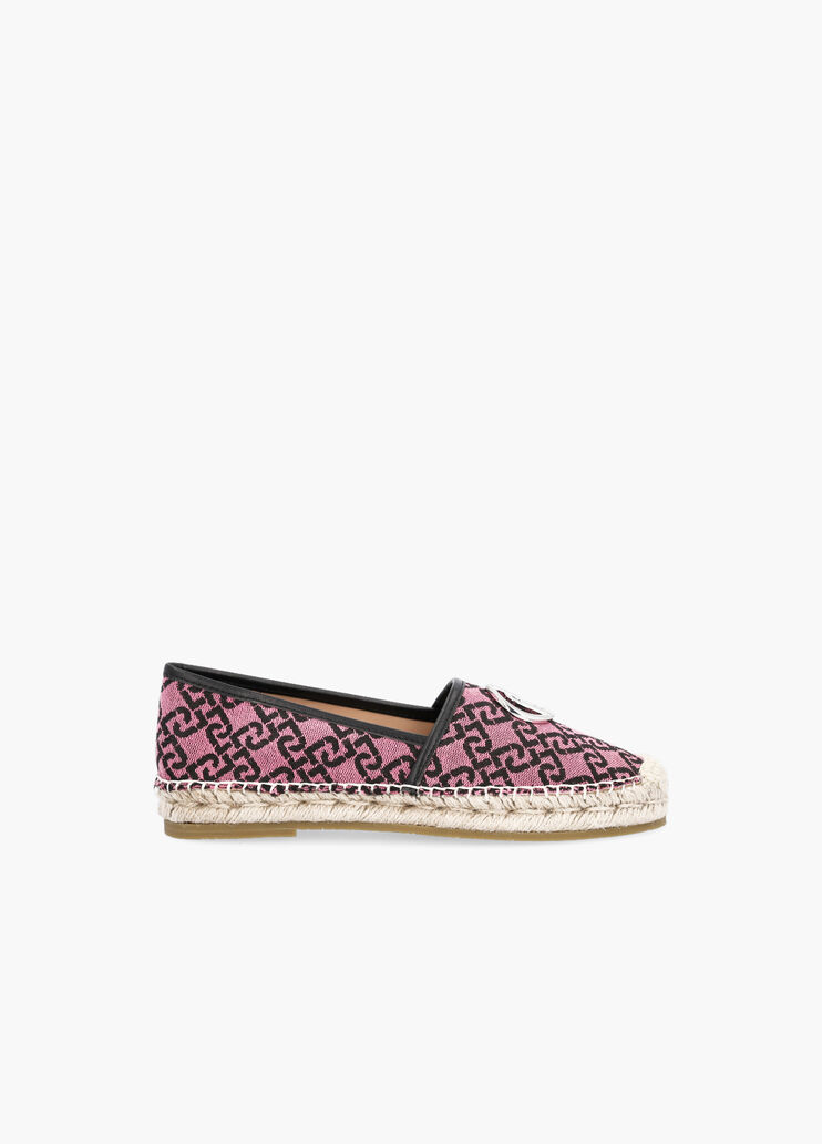 Espadrille mit Jacquard-Logo Dunkelrosa Liu Jo - large image number 1 Espadrille mit Jacquard-Logo Dunkelrosa Liu Jo - large image number 1