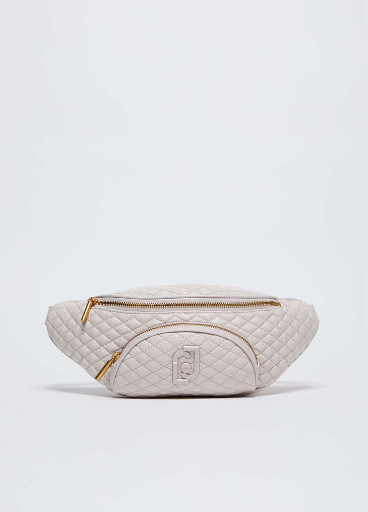 Sac banane matelassé avec charm beige Liu Jo - medium Sac banane matelassé avec charm beige Liu Jo - medium