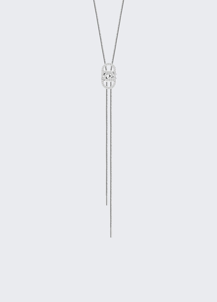 Necklace with monogram logo silver Liu Jo - medium Necklace with monogram logo silver Liu Jo - medium