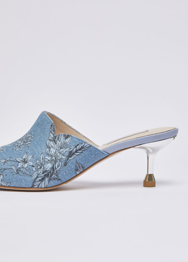 Denim mules light blue Liu Jo - large image number 6