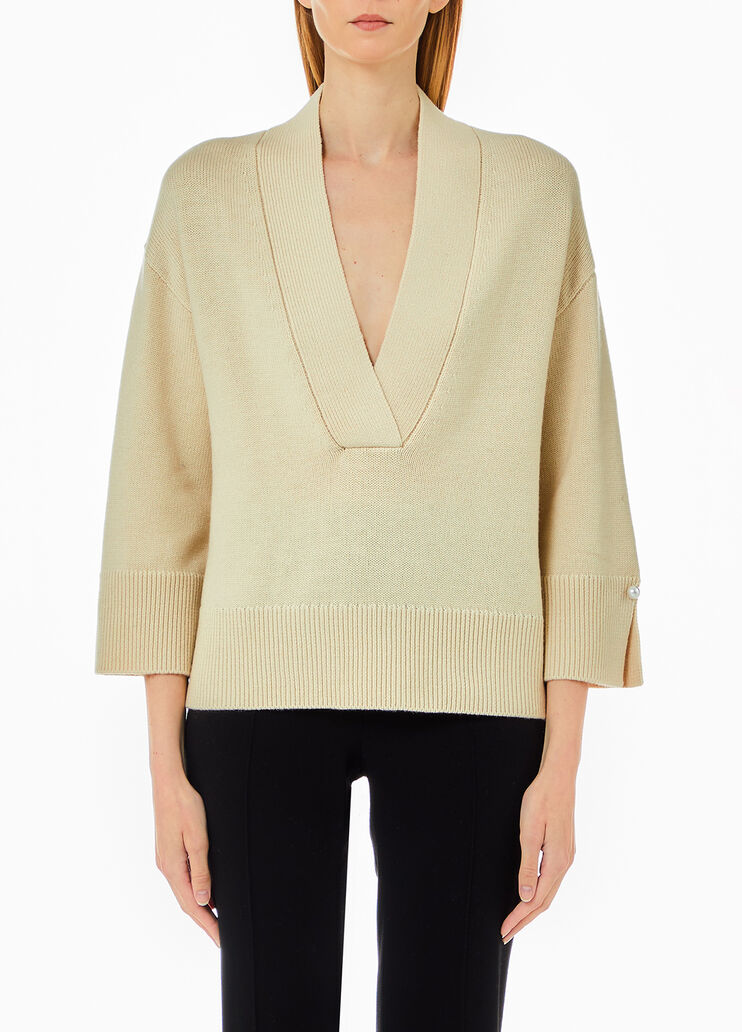 Pullover aus Wolle und Kaschmir grau Liu Jo - medium