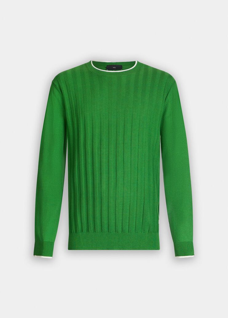 Cotton and silk jumper green Liu Jo - large image number 6