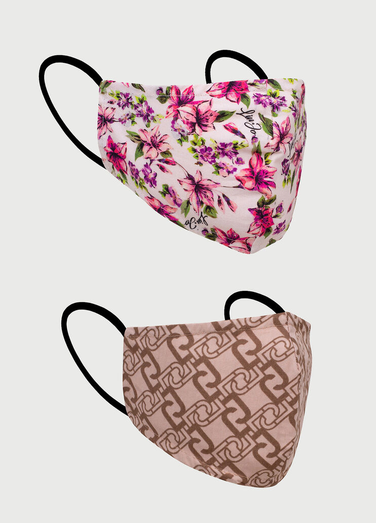 Washable mask set Fuchsia Liu Jo - large image number 0 Washable mask set Fuchsia Liu Jo - large image number 0