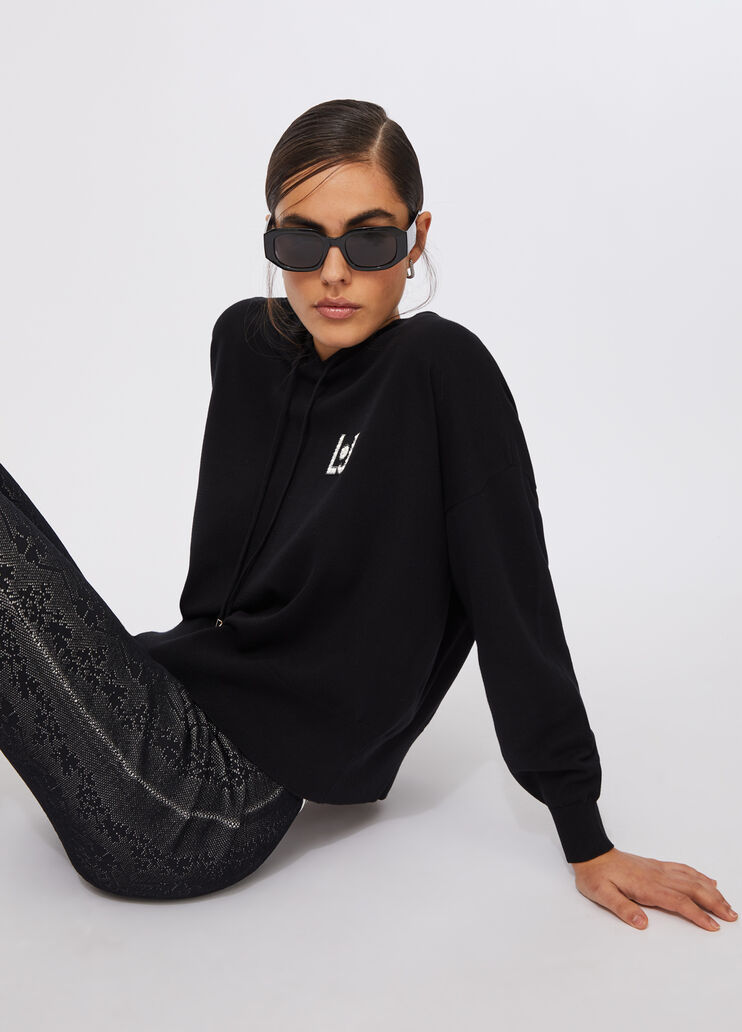 Knit sweatshirt black Liu Jo - medium