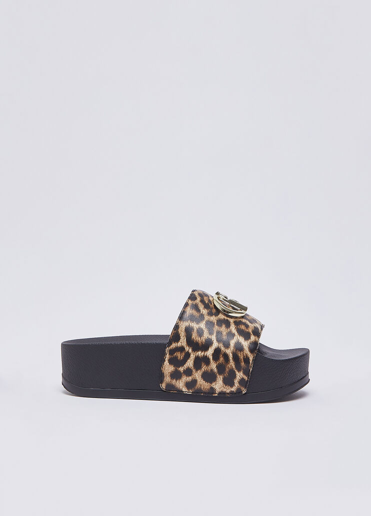 Animal-print platform sandals animal print Liu Jo - medium