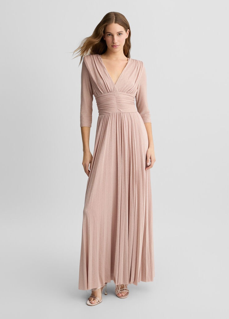 Long pink pleated dress pink Liu Jo - medium Long pink pleated dress pink Liu Jo - medium