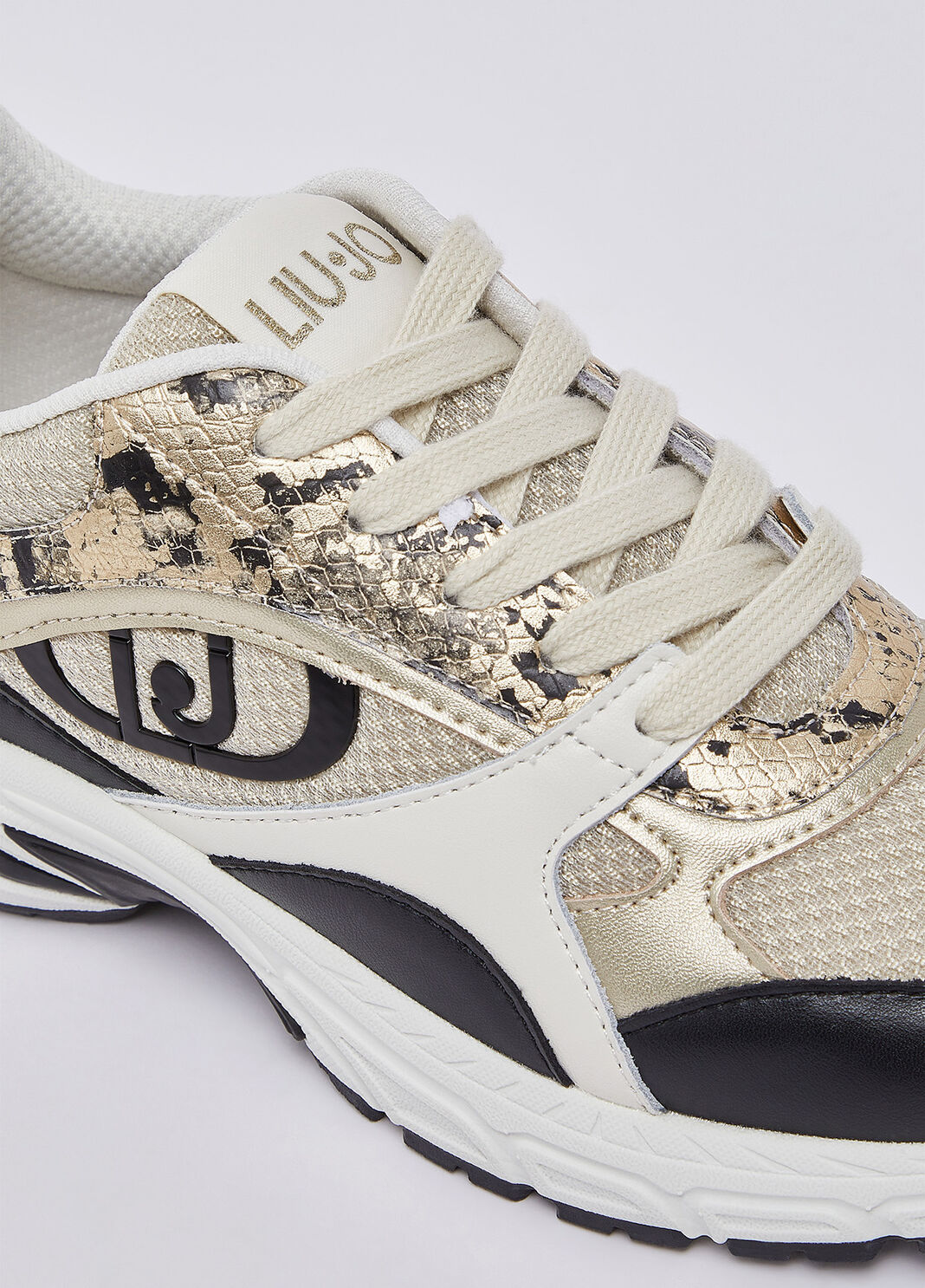Sneakers im Python-Look Schwarz/Beige Liu Jo - large image number 5