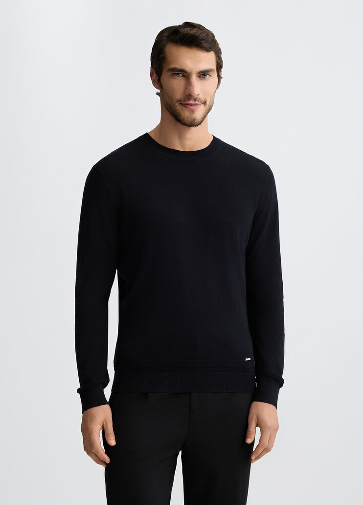 Men’s black jumper black Liu Jo - large image number 0 Men’s black jumper black Liu Jo - large image number 0