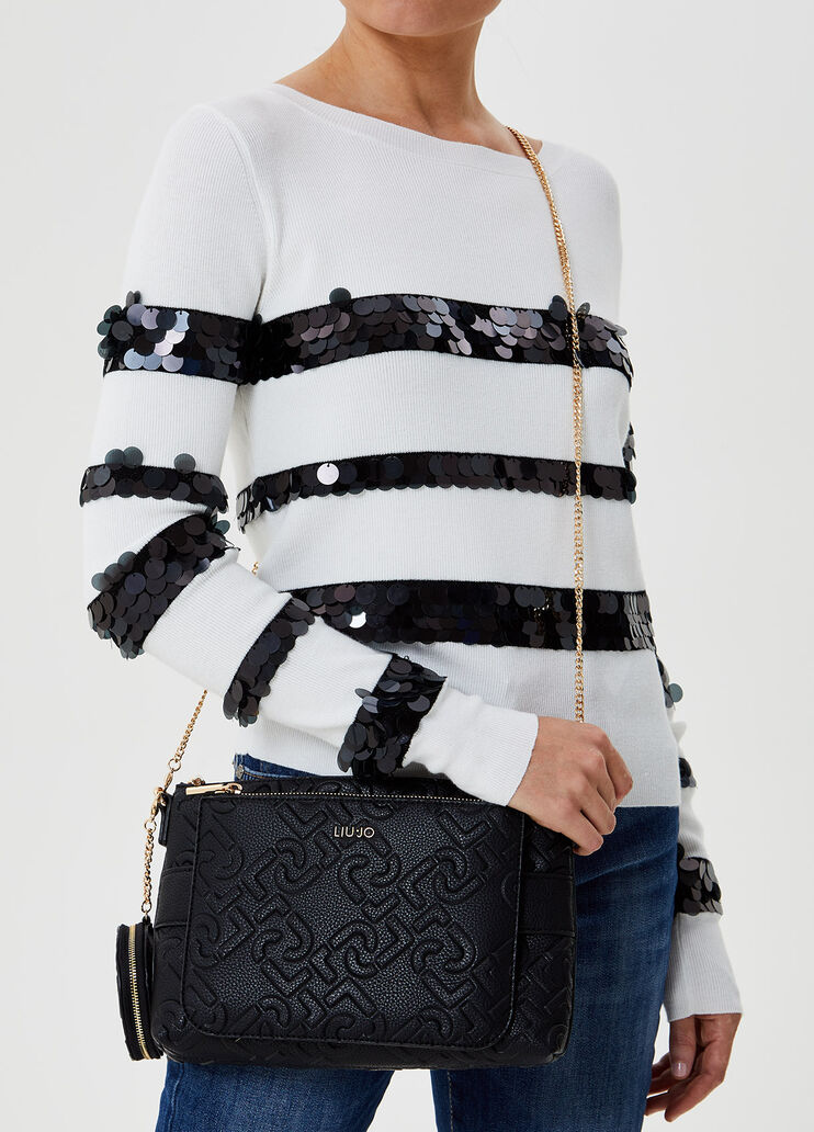 Set of bags with logo Black Liu Jo - large image number 1