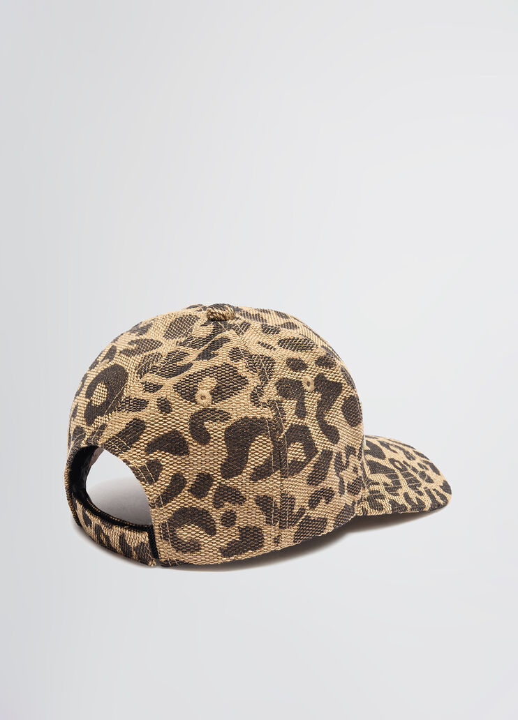 Brown animal-print jacquard baseball cap animal print Liu Jo - large image number 1 Brown animal-print jacquard baseball cap animal print Liu Jo - large image number 1
