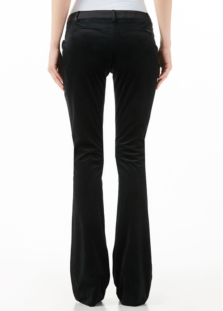Бархатные брюки Чёрный Liu Jo - large image number 1