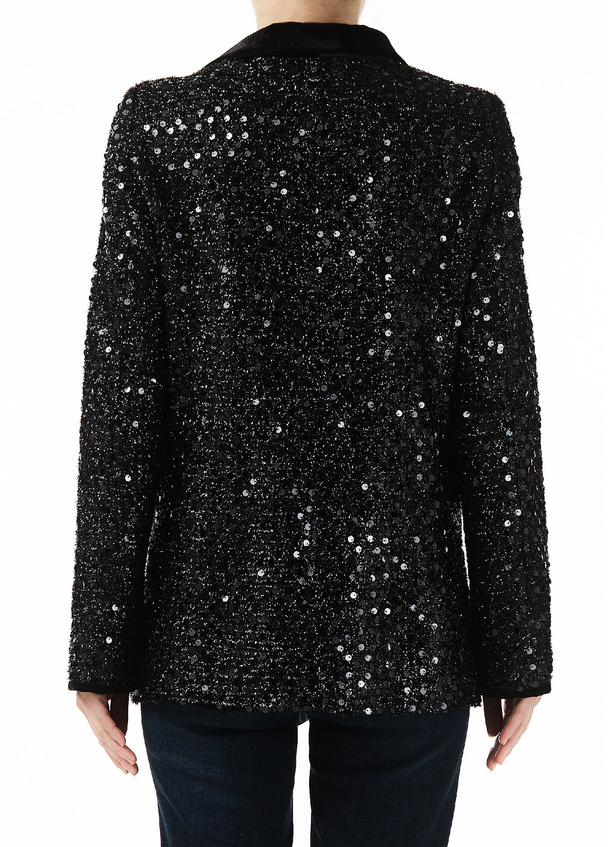 black sequin jacket asda