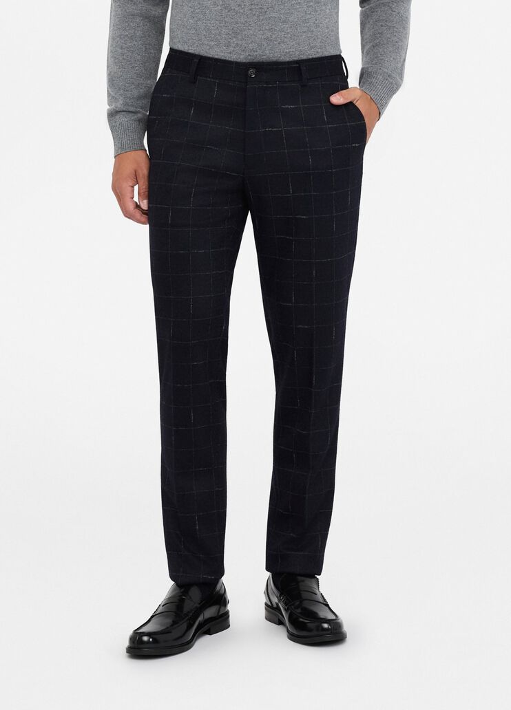 Wool and cotton chequered trousers check Liu Jo - medium Wool and cotton chequered trousers check Liu Jo - medium