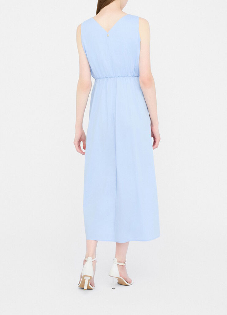 Robe longue en popeline bleu clair Liu Jo - medium
