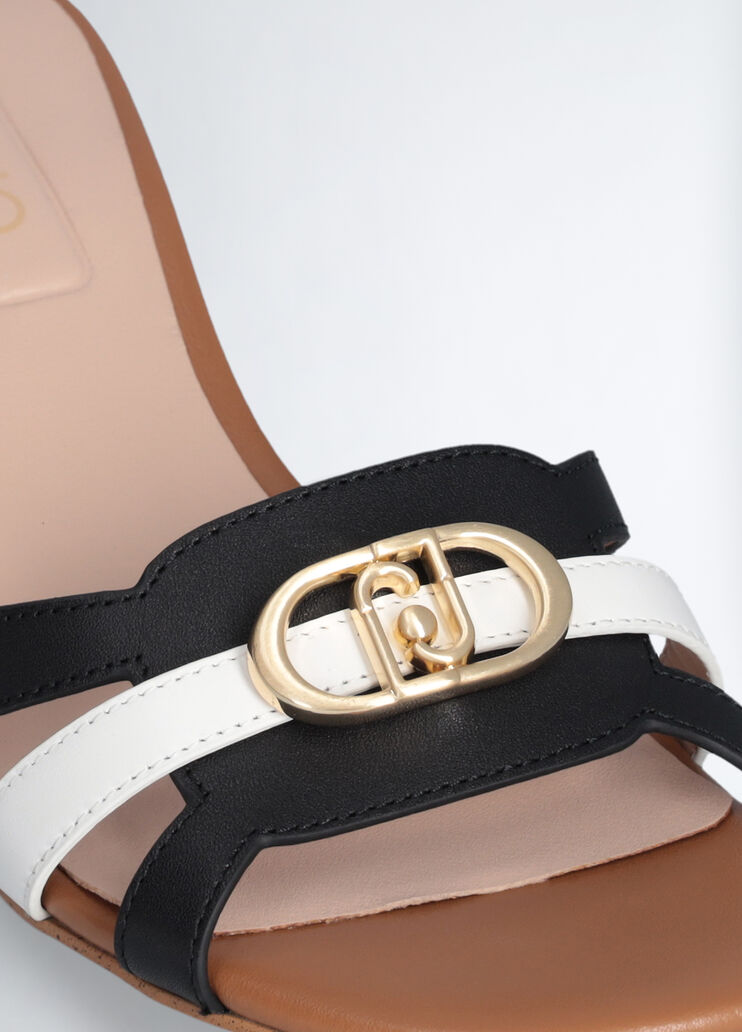 Leather sandals with wide heel brown Liu Jo - medium Leather sandals with wide heel brown Liu Jo - medium