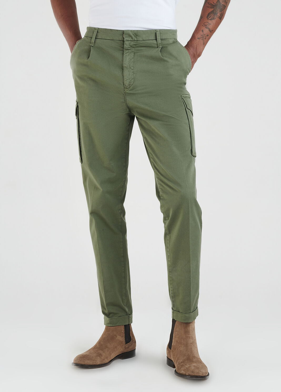 Pantalon cargo Vert militaire Liu Jo - large image number 0