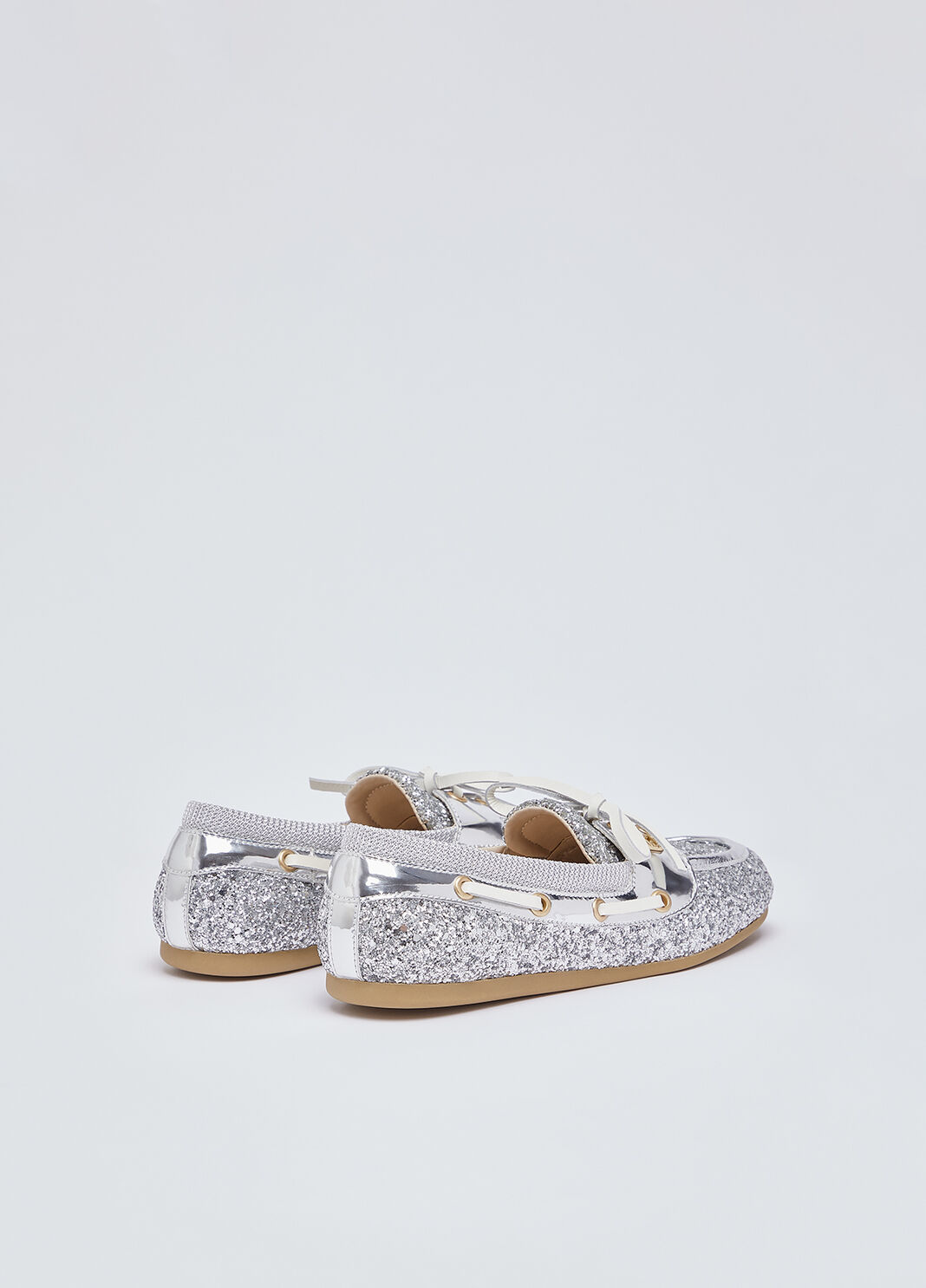 Mokassins mit Allover-Glitter silber Liu Jo - large image number 3