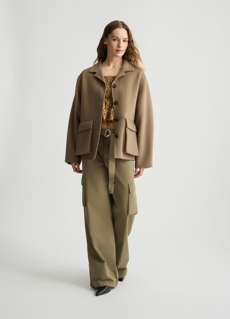Brown jacket beige Liu Jo - large image number 5 Brown jacket beige Liu Jo - large image number 5
