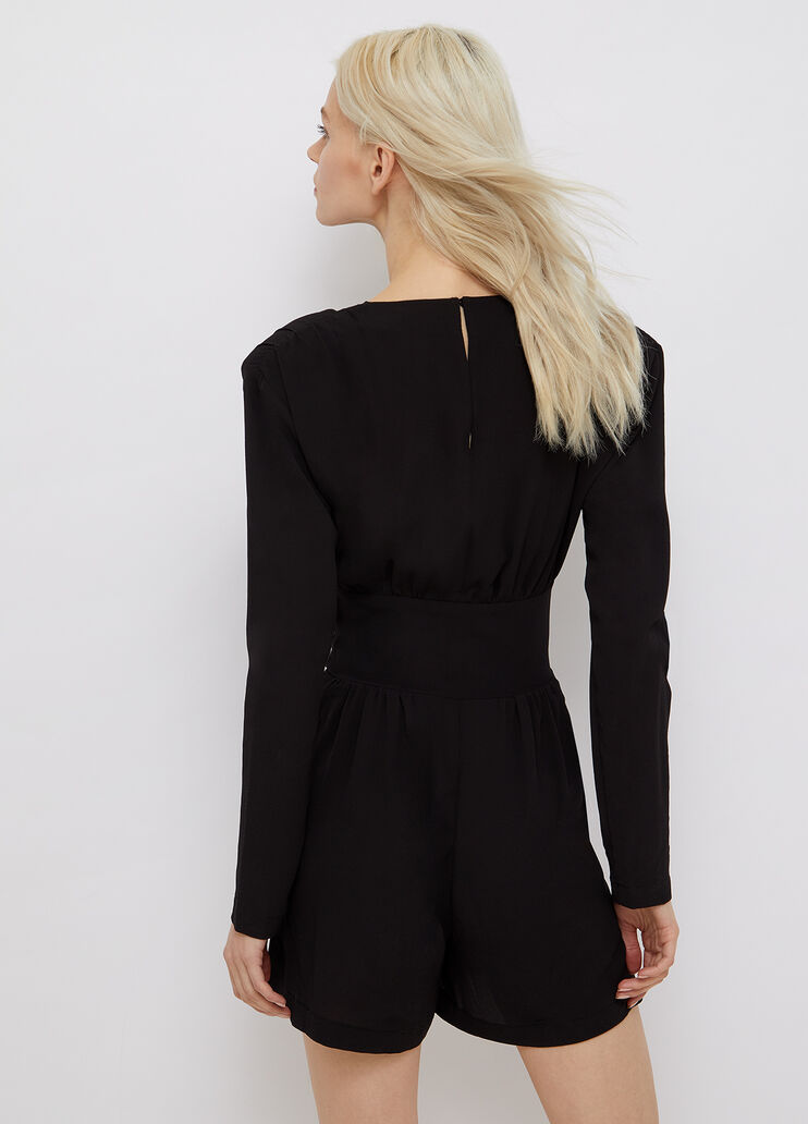 Short jumpsuit with bow black Liu Jo - large image number 1