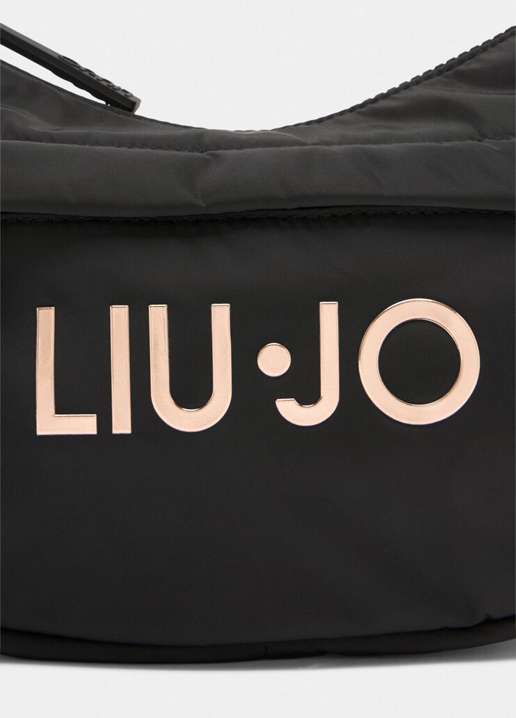Medium nylon crossbody bag black Liu Jo - large image number 5