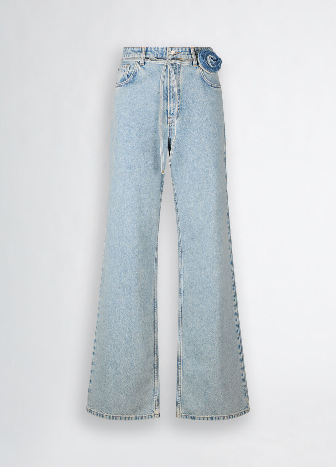 Vaqueros baggy de algod&oacute;n denim azul Liu Jo - large image number 4