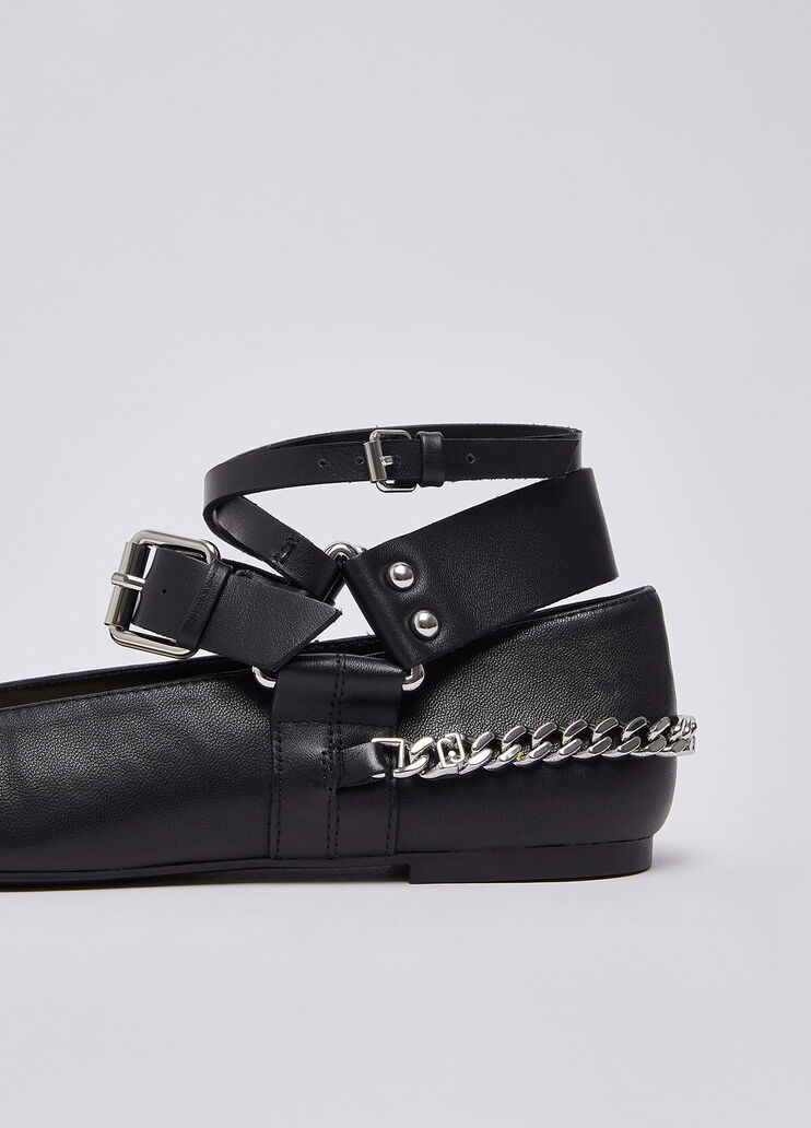 Ballerine in pelle nero Liu Jo - medium