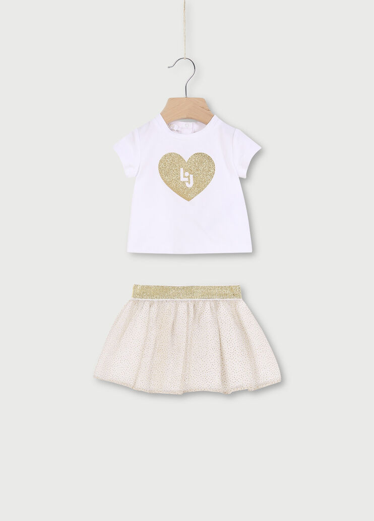 Completino da neonata Bianco/oro Liu Jo - large image number 0