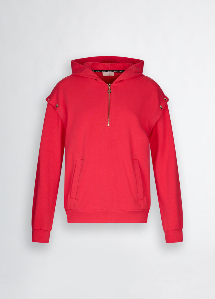 Red sweatshirt red Liu Jo - large image number 6 Red sweatshirt red Liu Jo - large image number 6