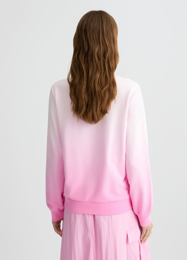 Sweatshirt with rhinestones pink Liu Jo - large image number 1 Sweatshirt with rhinestones pink Liu Jo - large image number 1