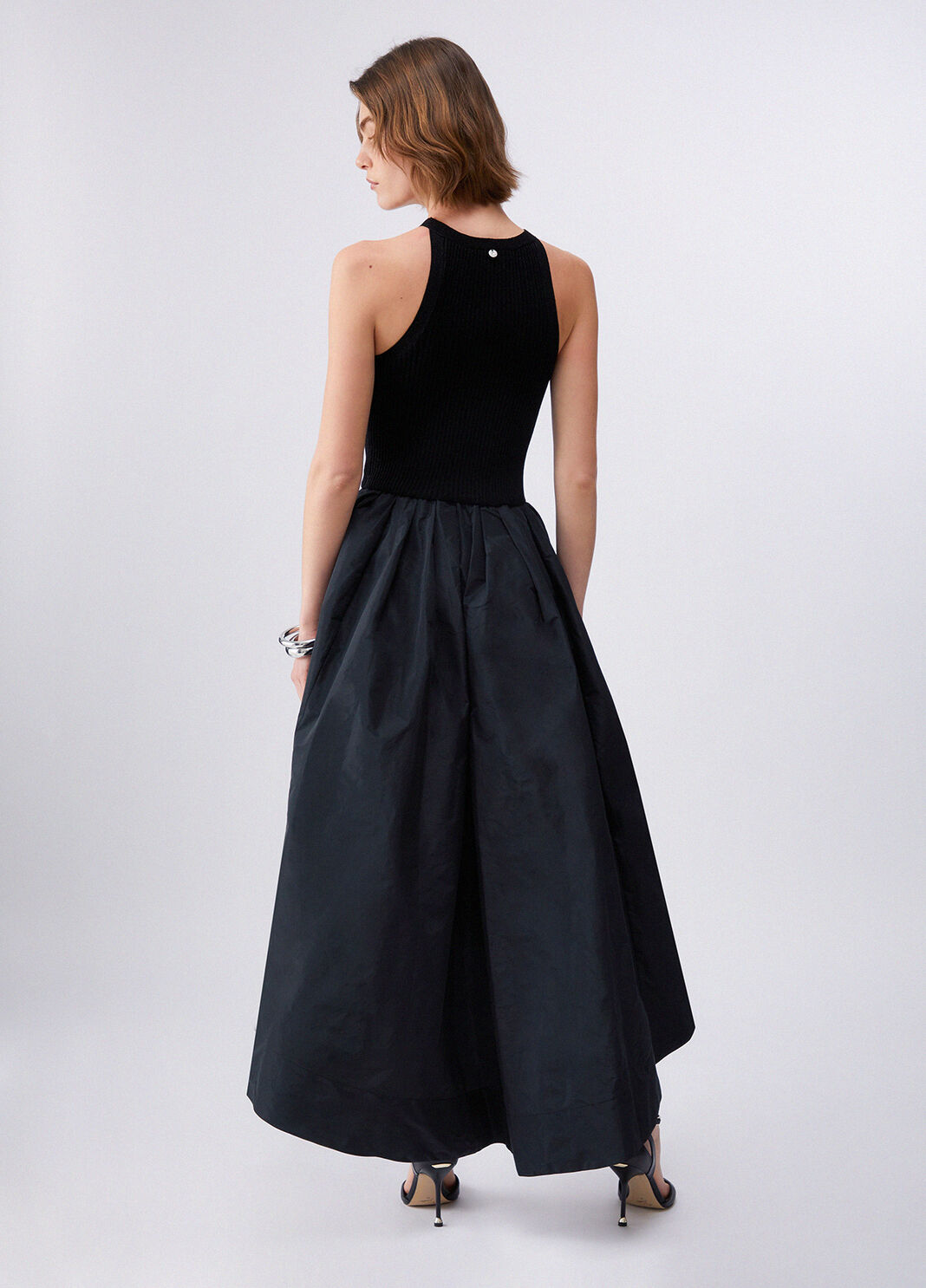 Langes Taftkleid schwarz Liu Jo - large image number 1