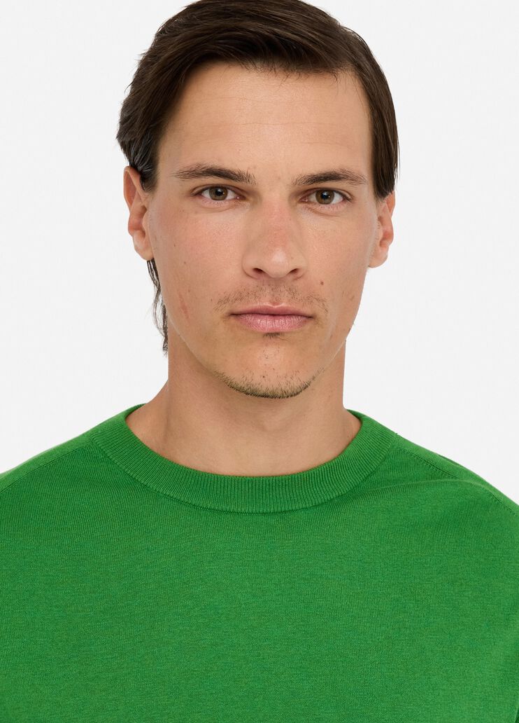 Cotton and silk jumper green Liu Jo - large image number 2