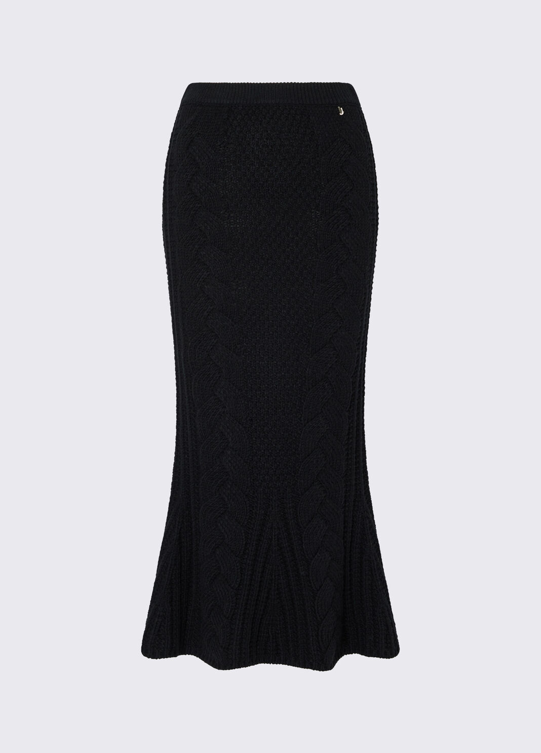 Falda midi de punto negro Liu Jo - large image number 6