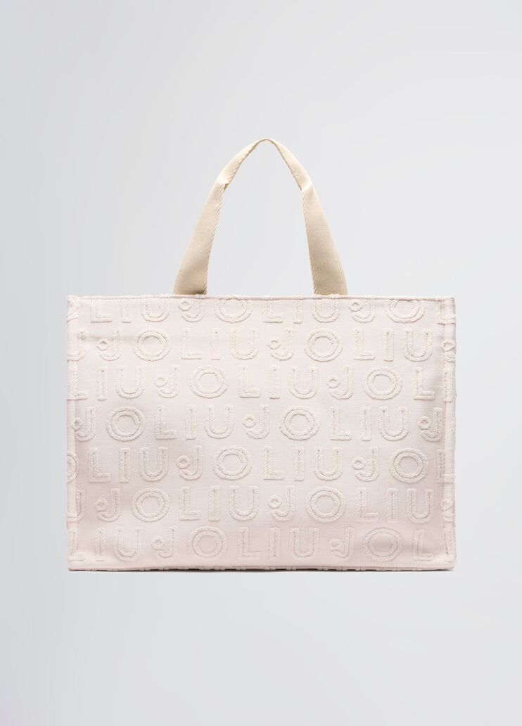 Jacquard tote bag champagne Liu Jo - medium Jacquard tote bag champagne Liu Jo - medium
