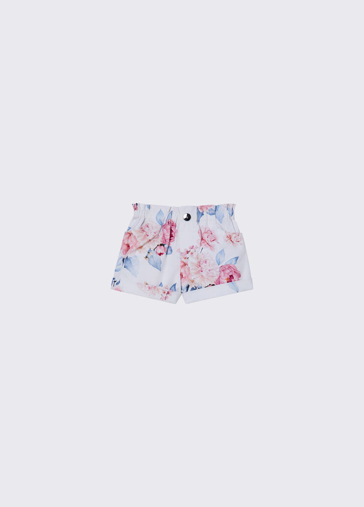 Floral shorts white with flowers Liu Jo - medium