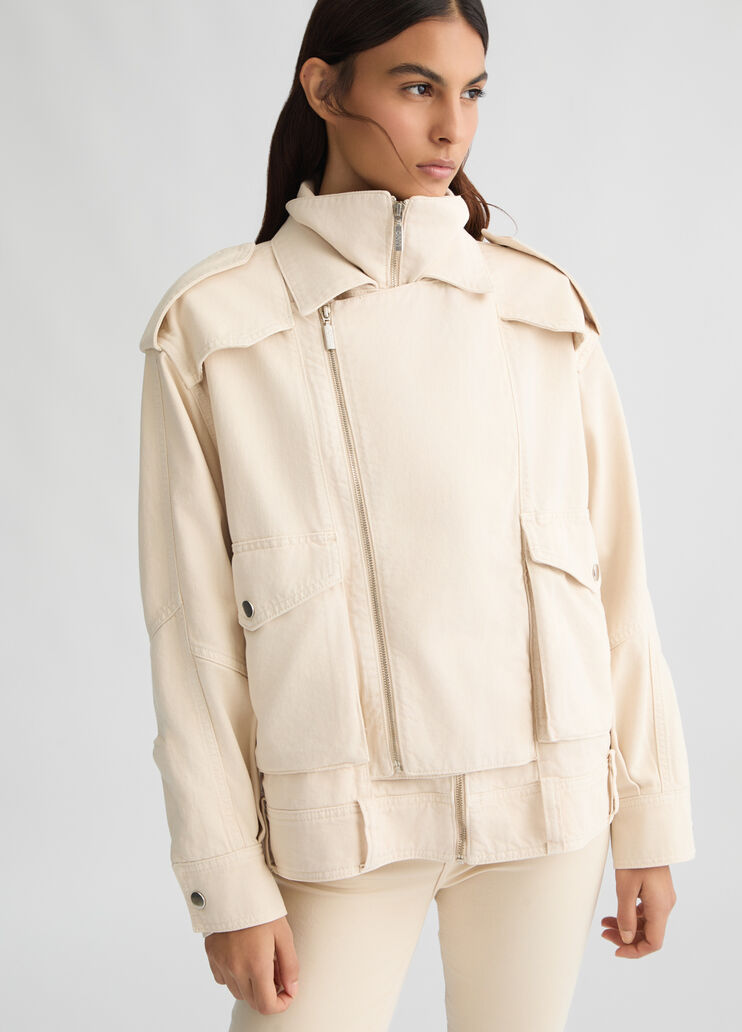 Oversized jacket light beige Liu Jo - medium Oversized jacket light beige Liu Jo - medium