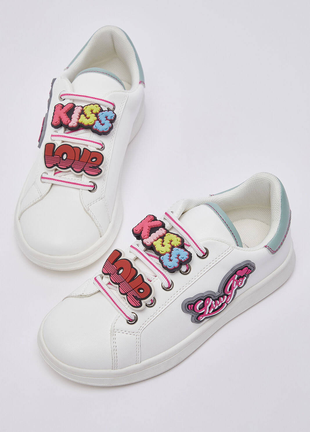 Sneakers with colorful patch white Liu Jo - large image number 6