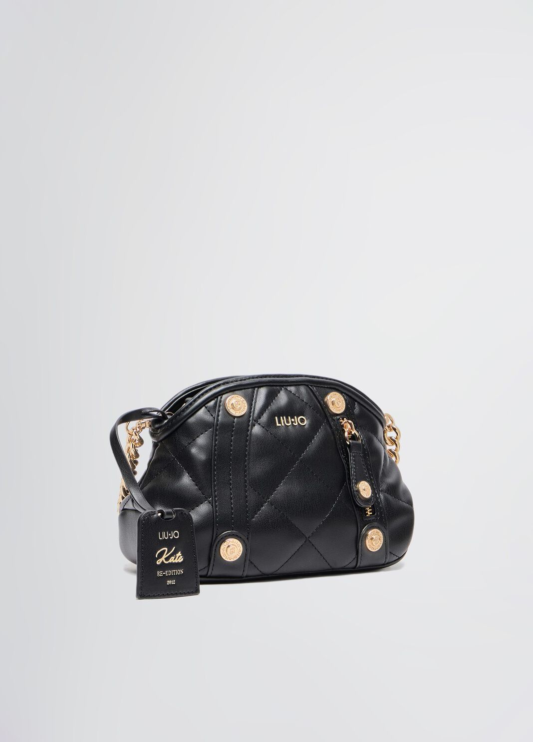 Pochette matelass&eacute;e noir Liu Jo - large image number 4