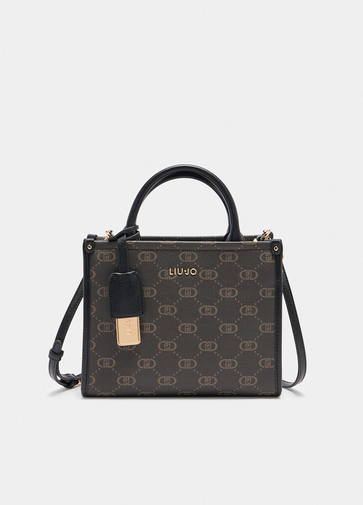 Kleine Tasche mit Anhänger Schwarz Liu Jo - medium Kleine Tasche mit Anhänger Schwarz Liu Jo - medium