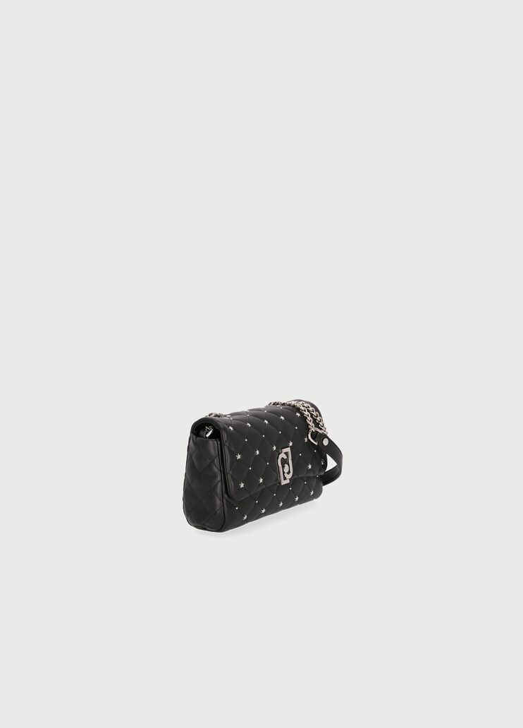 Crossbody bag with micro studs Black Liu Jo - large image number 2
