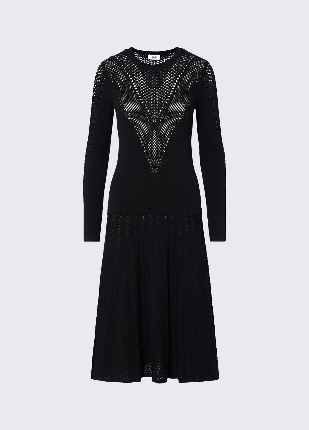 Knit Midi Dress black Liu Jo - large image number 6