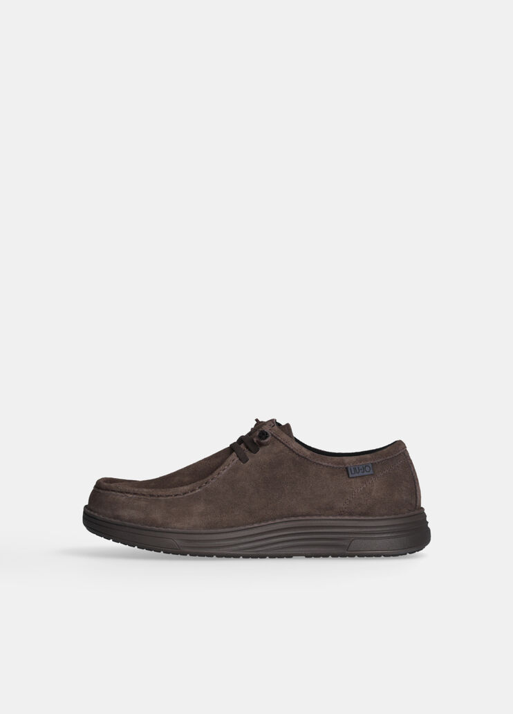 Suede lace-up loafers mocha Liu Jo - large image number 4 Suede lace-up loafers mocha Liu Jo - large image number 4