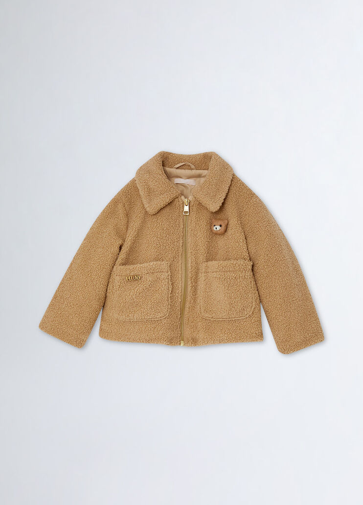 Teddy jacket beige Liu Jo - large image number 0 Teddy jacket beige Liu Jo - large image number 0