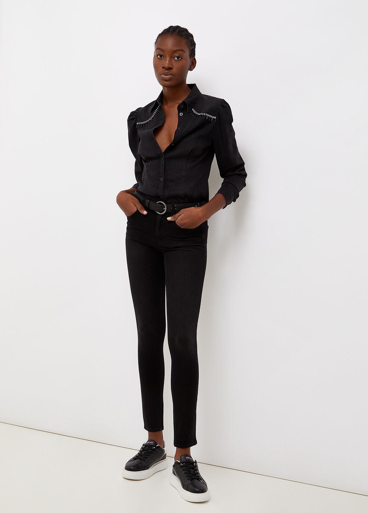 Skinny jeans in stretch denim