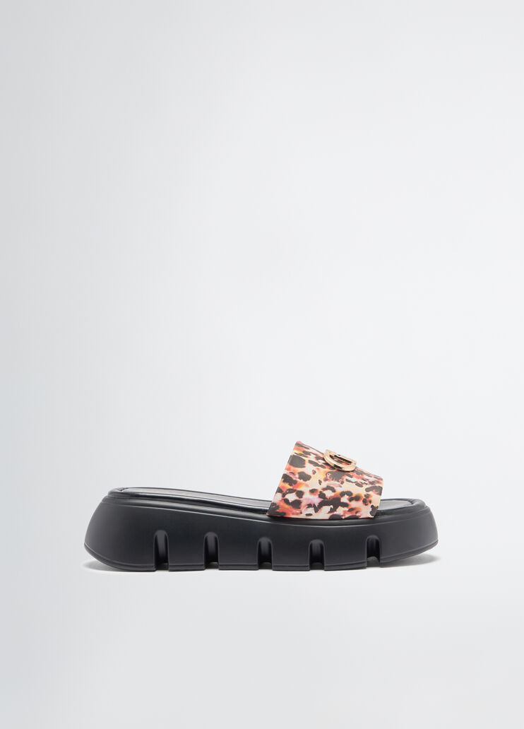 Animal-print flatform sliders animal print Liu Jo - medium Animal-print flatform sliders animal print Liu Jo - medium